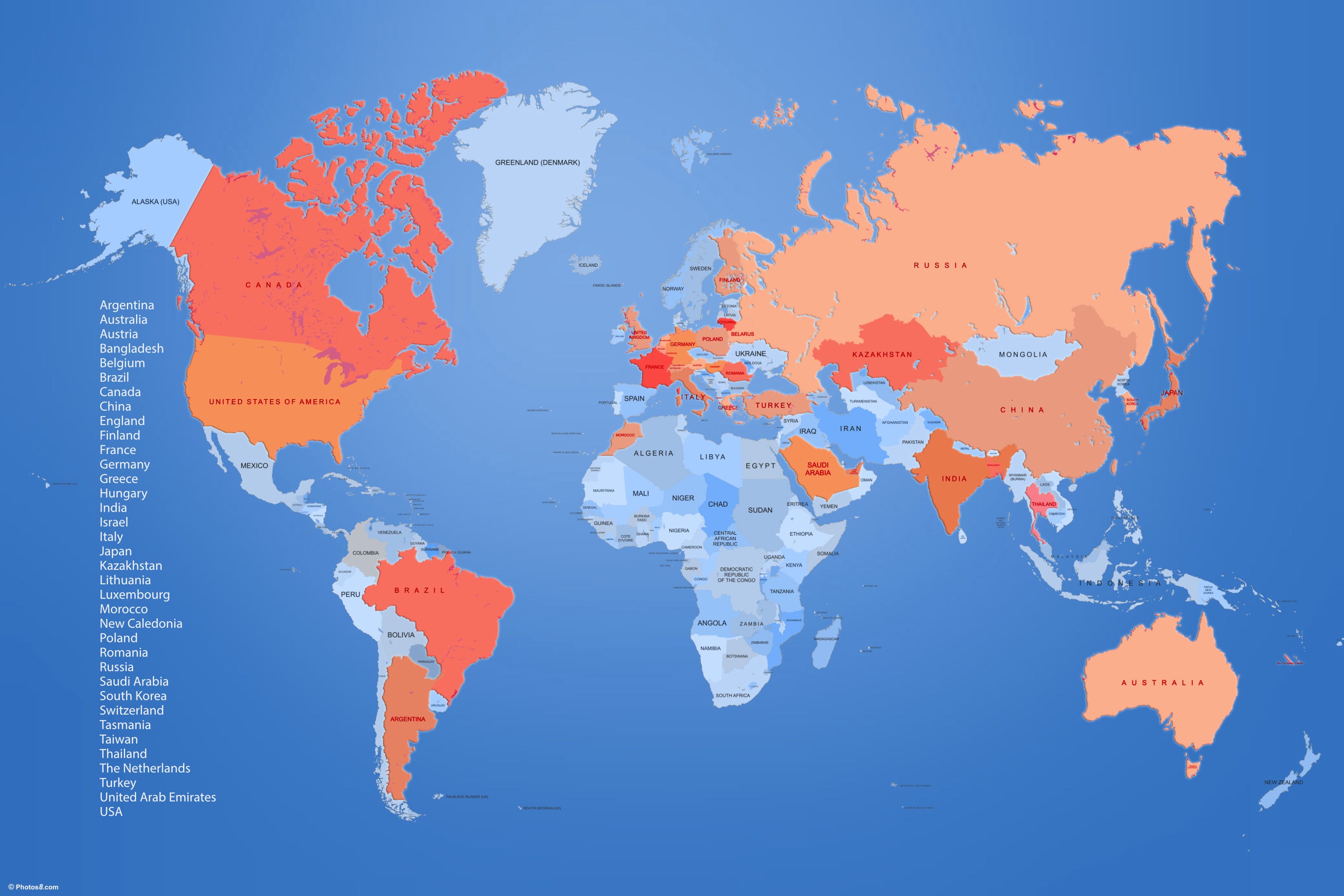 Tulpi Worldmap